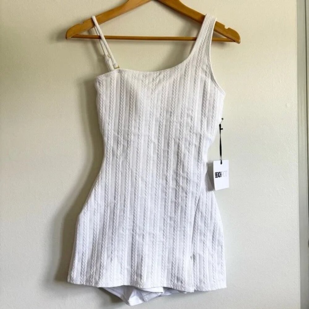 Beach Riot White Ribbed Mini Dress - Picture 2 of 5